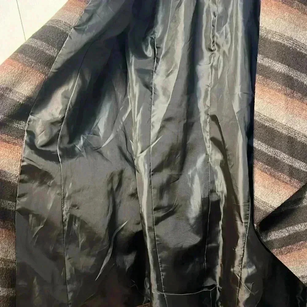 Jack brown striped draped jacket with lining size XS - Picture 7 of 8